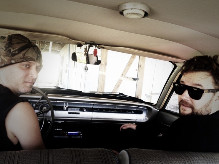 Dudes in a Ford Falcon